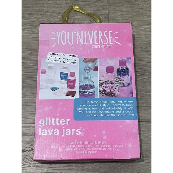 You*niverse Glitter Lava Jars Fun Science Kit BRAND NEW - Picture 7 of 10